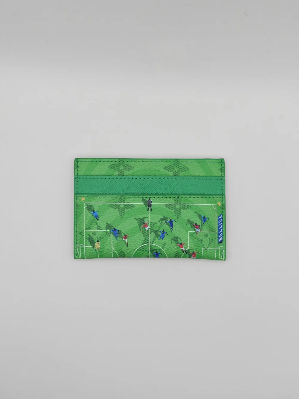 Green Soccer Field Lv Card Holder